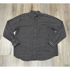 Eddie Bauer Flannel Shirt Mens XLT